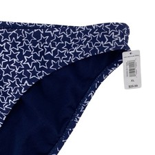 Gap Love Blue Star Print Hipster Bikini Bottoms Bathing Swim Suit Size XL