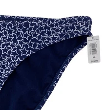 Gap Love Blue Star Print Hipster Bikini Bottoms Bathing Swim Suit Size XL