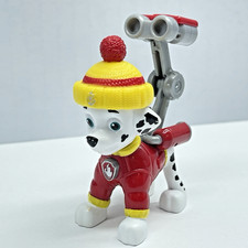 Paw Patrol Action Figure Snow Rescue Marshall Transforming Pup Pack- USED