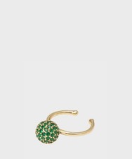 Sodini Praline anello con sfera di zirconi verde 842304B
