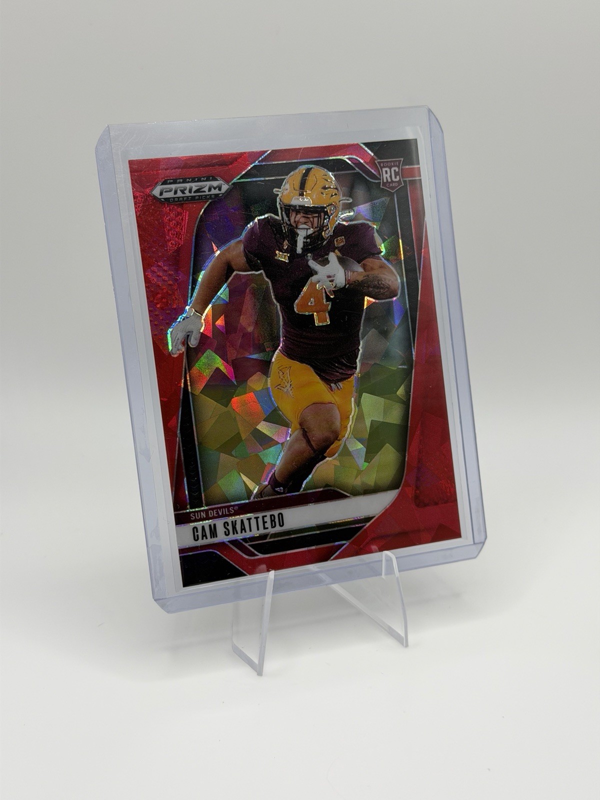 2025 Prizm Draft Picks Cam Skattebo #9 Red Ice Prizm