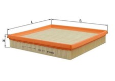 MAHLE Luftfilter LX 500 Filtereinsatz für BMW E36 Z3 3er Compact Roadster 316