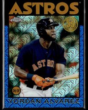 2021 Topps #86BC-67 Yordan Alvarez 1986 35th Anniversary Chrome Blue #/150