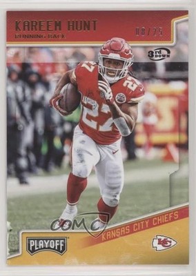 2018 Panini Playoff 3rd Down 8/25 Kareem Hunt #95 fm0