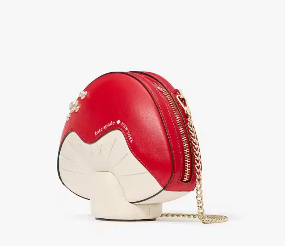Bolso Bandolera KATE SPADE Take a Hike 3D Champiñón Bolso de Mano con Bolsa de Compras de Papel Foto 3 de 4