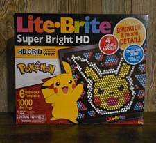 Lite Brite Super Bright HD Pokemon Edition Creative Retro Light-Up Screen