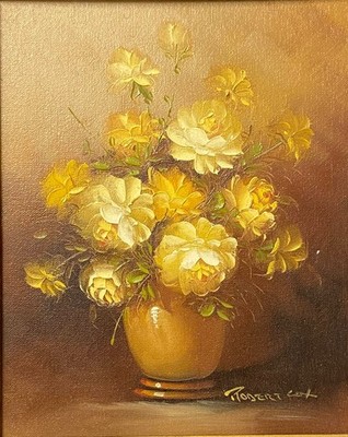 Original Robert Cox Oil Painting Flowers Framed-Signed | eBay