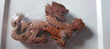 Large Wooden Chinese Dragon 3D 12 Jigsaw Puzzle 10 Piece Wood Rare