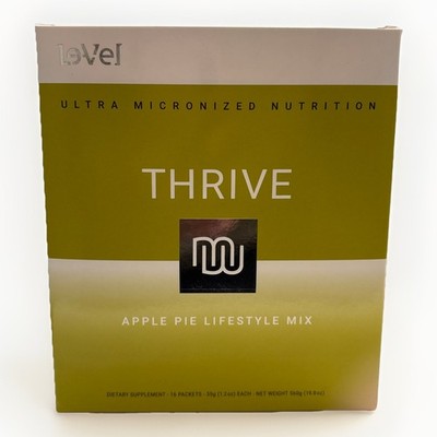 Thrive  Apple Pie Shake Mix Package 16 Serving Packs Shakes New Sealed Box