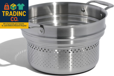 Cookware - Stainless Steel Pasta Insert - Premium Stainless Steel - Professional