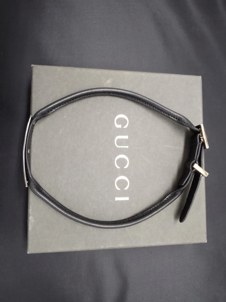 Gucci Dog Leash Leather Luxury Pet Accessory Used Item Good Condition From Japan - Image 4 of 4