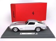 Diecast Car 1/18 Ferrari 250 TDF 1958 Metallic Grey With Case Highly Detailed