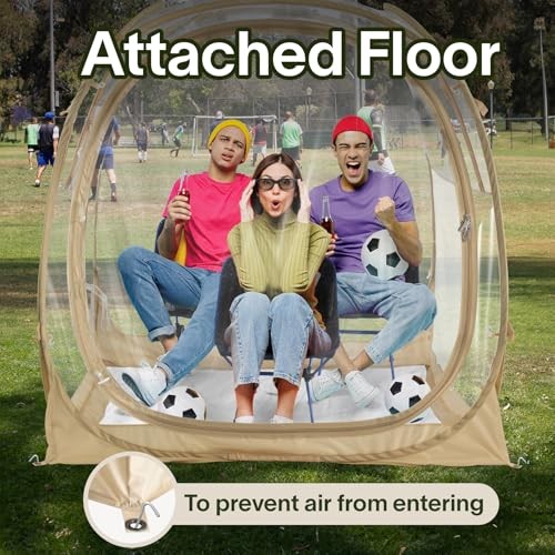 EighteenTek Pod All Weather Sports Tent with Attached Floor, 70"l X 70"w X 63"h