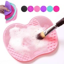 Silicone Makeup Brush Cleaner Pad Washing Scrubber Board Cleaning Mat Tool