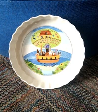 Design Naif by VILLEROY & BOCH Noah's Ark 9 1/4” Quiche Pie Plate