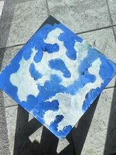 abstract original painting cloud Scape 