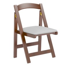Wooden Folding Chairs with Padded Cushion,Foldable Portable Commercial Chair ...