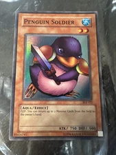 Yugioh Penguin Soldier ATK 750 DEF 500 1996 (Details in Listing)