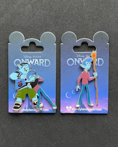 Disneyland Paris Pixar Onward Barley & Ian Lightfoot Pin Set - 2020