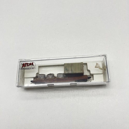 Atlas Trains escala N Delaware & Hudson D&W 16509, vagón plano con carga | Condition: Used