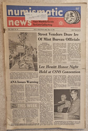 Numismatic News / May 15, 1976 - VOL. XXIV NO. 20