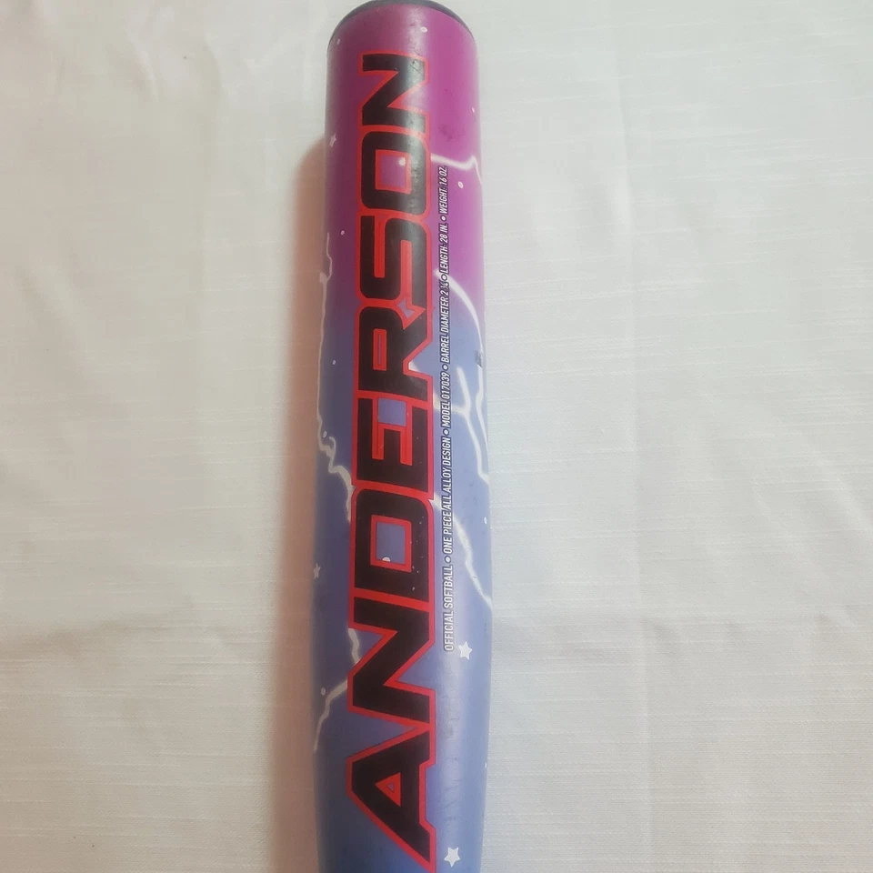 Bate de softbol lanzamiento rápido juvenil Anderson ROCKETECH 28 PULGADAS 16 OZ mdl 017039 Foto 2 de 4
