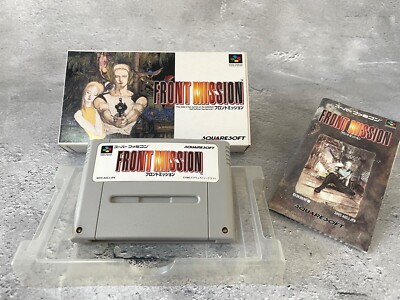 Nintendo Super Famicom Front Mission Japan Game JP SFC SNES BOX Manual ...