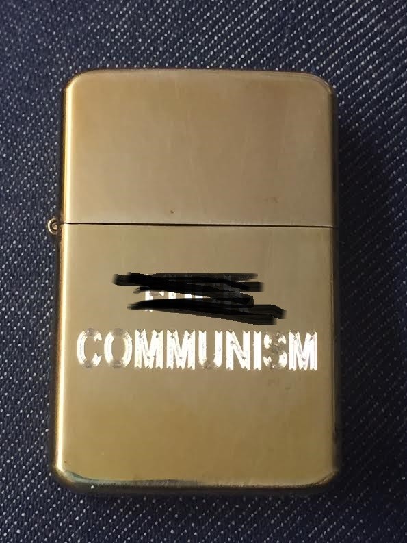 PREACHER f communism brass LIGHTER FREE ENGRAVING vertigo dc Jesse Custer