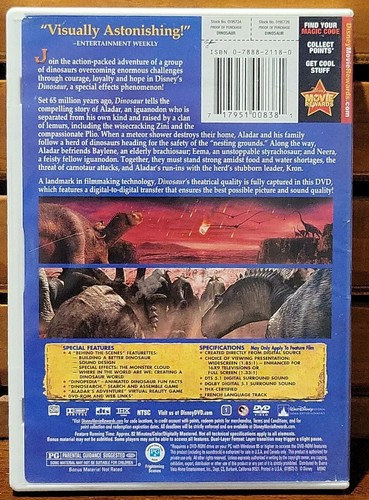 Dinosaur (DVD, 2001) Walt Disney Picture - Picture 2 of 4