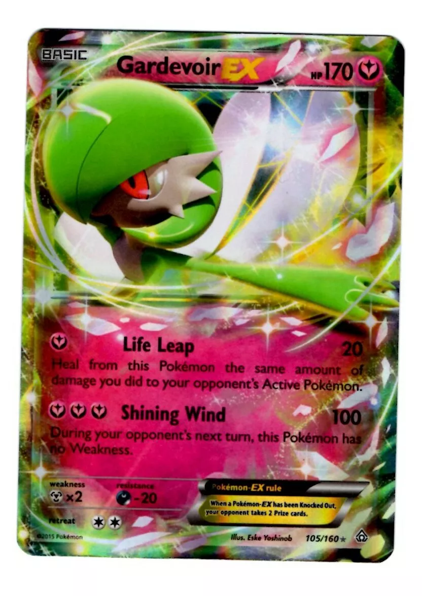  Pokemon - Gardevoir-EX (105/160) - XY Primal Clash - Holo :  Toys & Games