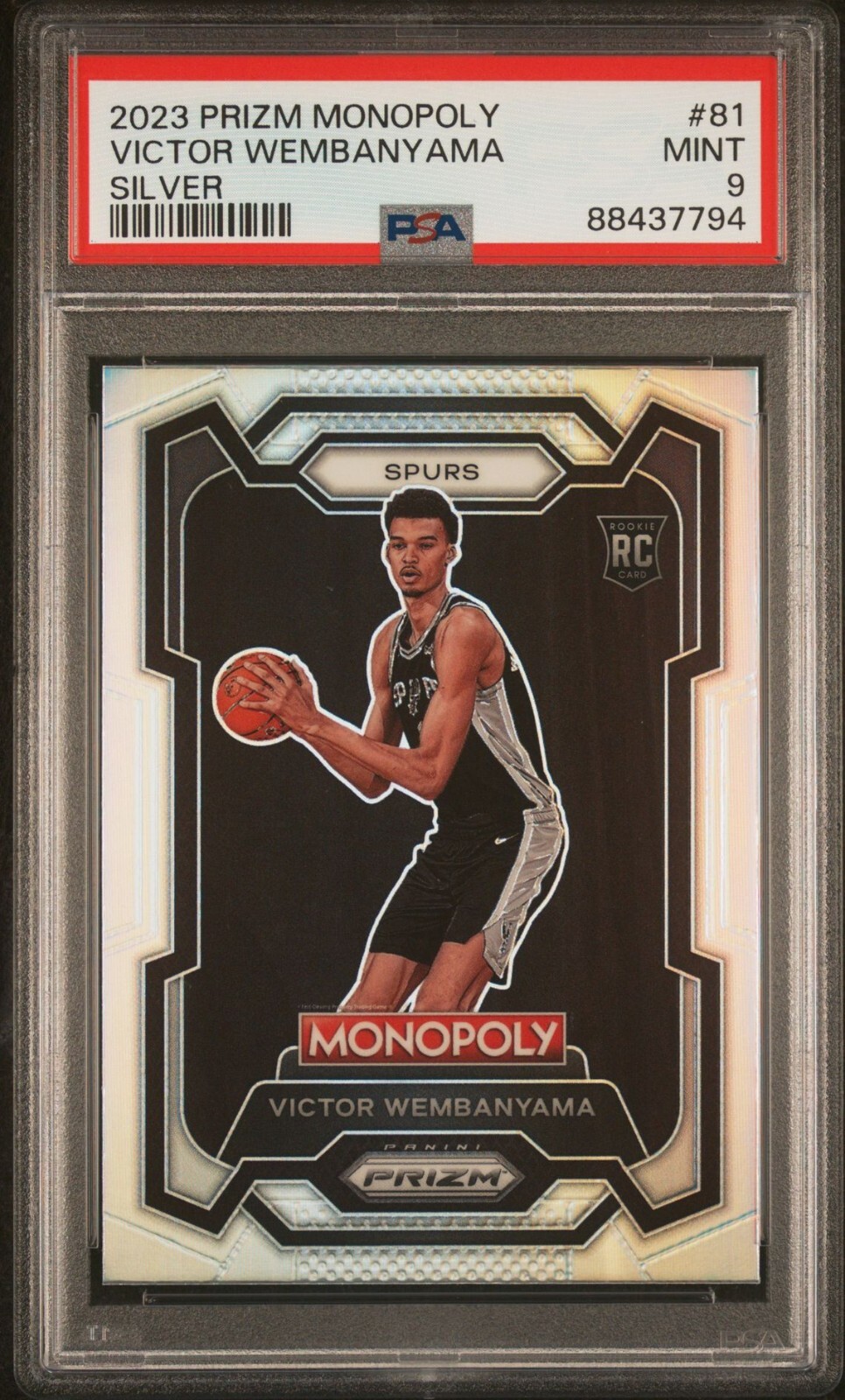 VICTOR WEMBANYAMA PRIZM SILVER PSA 9
