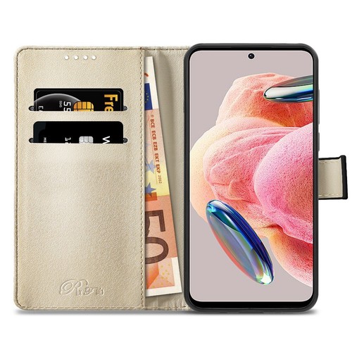 For Xiaomi Redmi Note 12 4G Case Slim Leather Wallet Flip Stand Phone Case Cover - Picture 7 of 21
