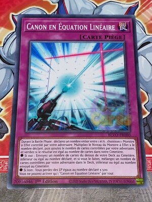 Yu Gi Oh Karte KANON IN LINEARER GLEICHUNG BLVO-FR080x3