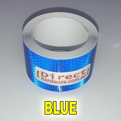 5 Meter Roll Reflective Tape Fluro Vehicle Safety Hi-Vis - 3M Adhesive 50mm Wide - Picture 3 of 13