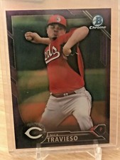 2016 Bowman Chrome Prospects Purple Refractor Nick Travieso 139/250