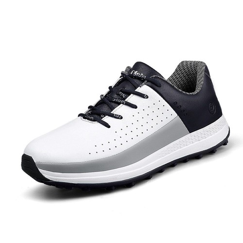 Herren Wasserdicht Rutschfest Spikeless Golfschuhe Outdoor Turnschuhe Freizeitschuhe - Bild 18 von 19