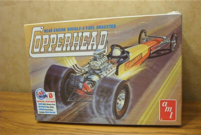 AMT Copperhead Rear-Engine Double A Fuel Dragster Model Kit #1282 | eBay