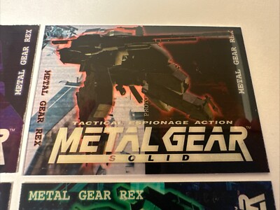 1998 Konami Metal Gear Solid Trading Cards - 6x Machine Card
