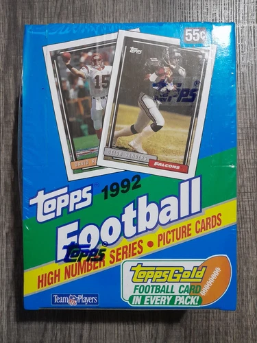 1992 Topps Football High Series Box 36 Packs Factory Sealed FASC