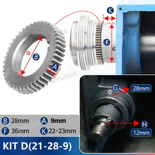 Mini Drehmaschine elektronische Gewindespindel/elektrisches Wechselgetriebe für WM210V - Bild 8 von 9