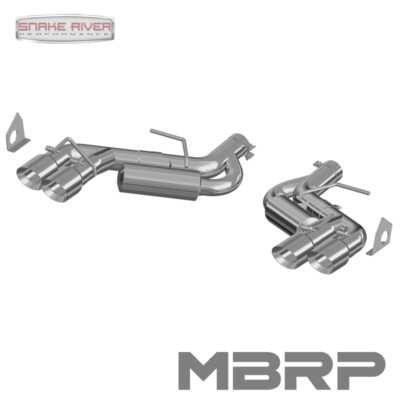 MBRP 3 '' Quad Achse Hinten Auspuff W 4 '' Tips Für 16-24 Chevy Camaro ZL1 Ss Npp