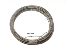 New Roll Of Galvanised Steel Wire 2.0 mm X 1/2 Kg Approx. 20 Metres - Onestopdiy