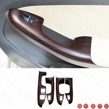 Interruptor de elevación de ventana de puerta de grano de madera negro para Volkswagen Jetta MK6 2012-2014