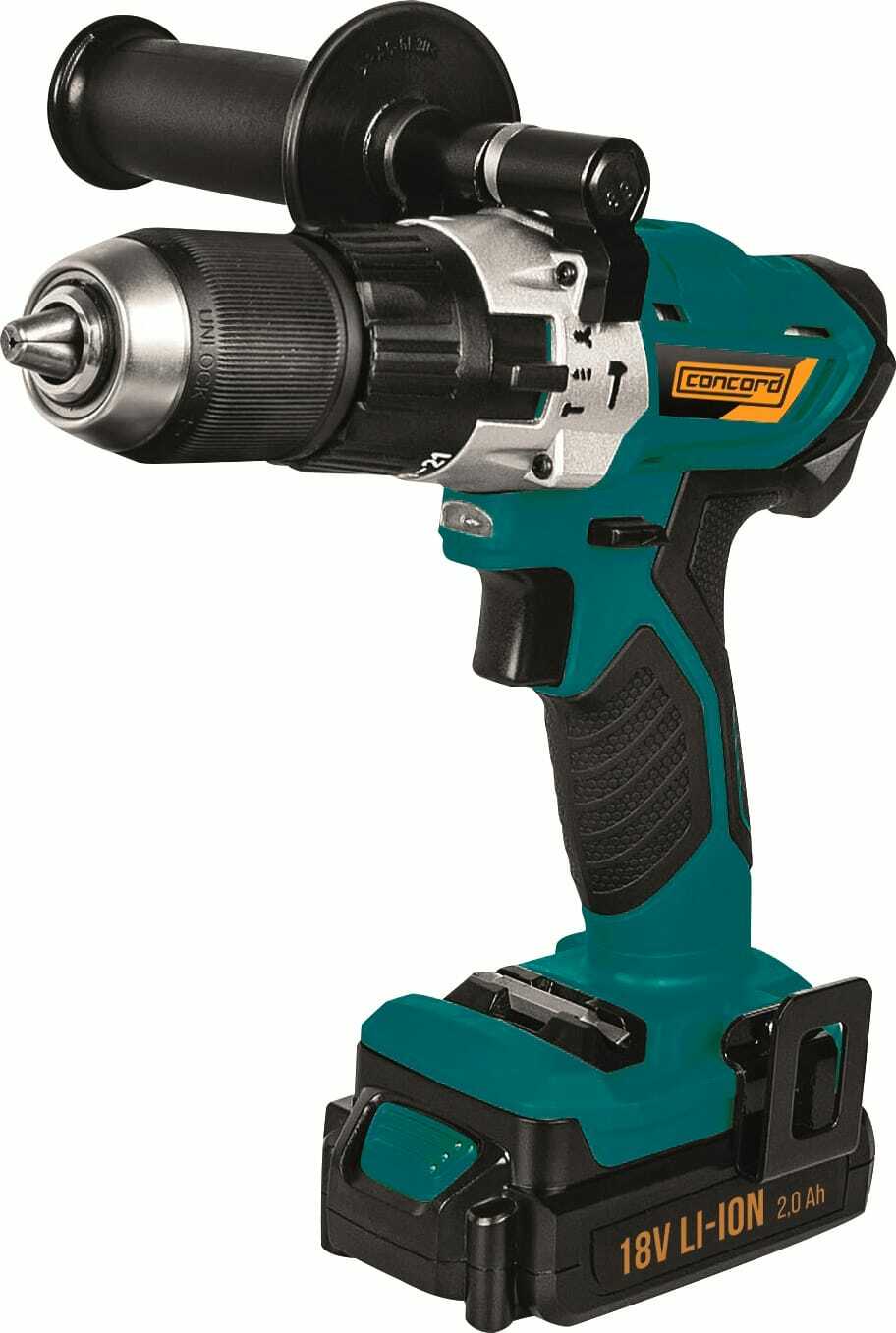 CONCORD Trapano Avvitatore a Batteria 18V Percussione 1300 giri/min CD047-T