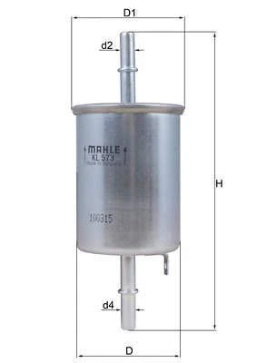 Mahle Original Kraftstofffilter KL 573