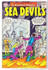 SEA DEVILS #19 The Sea Devil Robots! DC Comic Book ~ VG