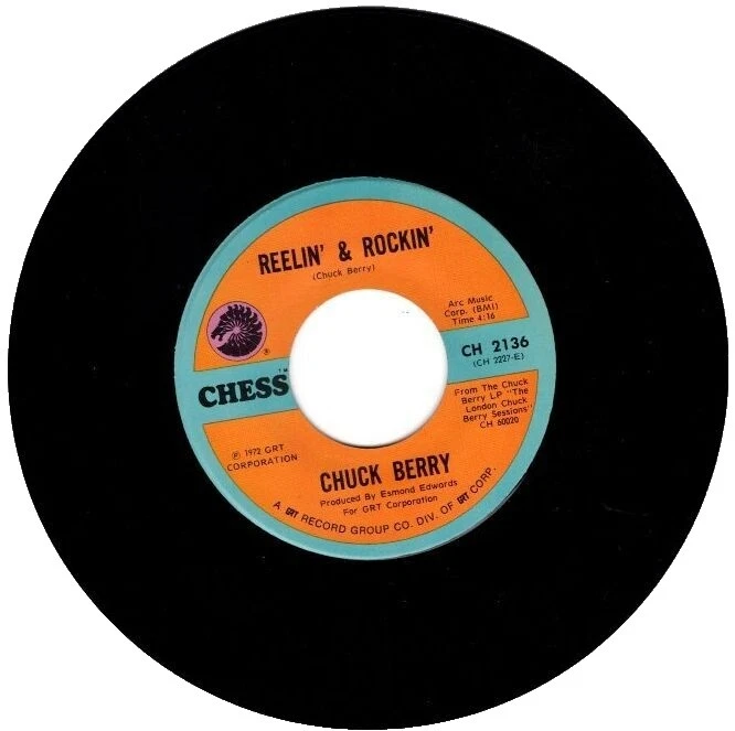 Chuck Berry Very Good (VG) 45 RPM Speed Vinyl Records