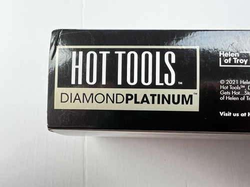 Hair Hot Tools Diamond Platinum Salon Curling Iron 1 1/4" Nano Ceramic Silver - Picture 6 of 12