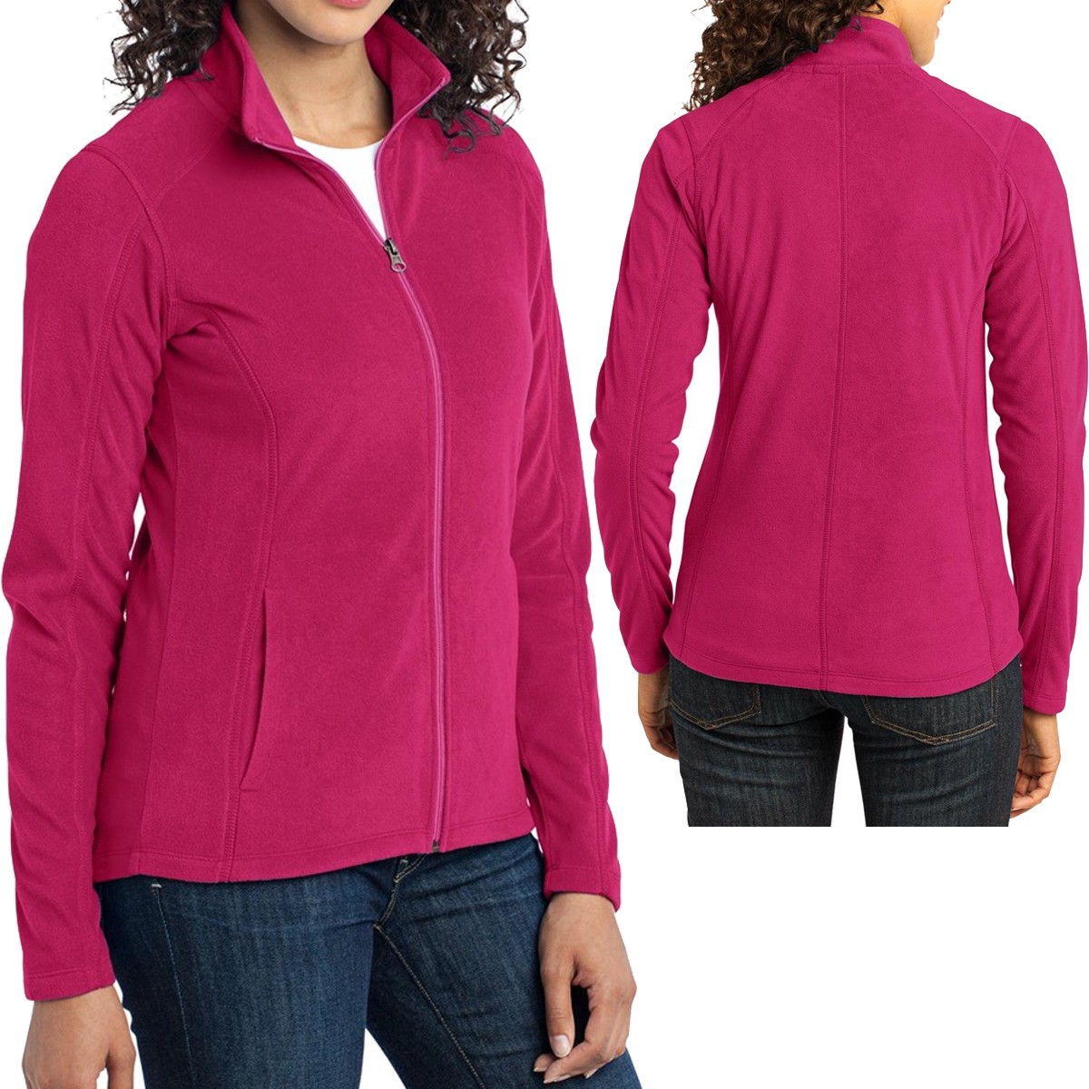 ladies plus size fleece jacket