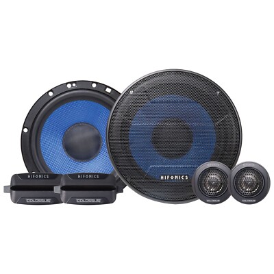 2 WAY 6.5'' COMPONENT SPEAKERS 150W HIFONICS COLOSSUS BRAND NEW 2025 RANGE